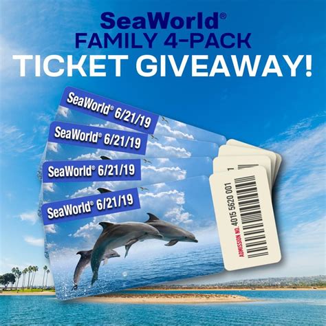 🚨SEAWORLD TICKET GIVEAWAY🚨 Learn more by CLICKING on our IMAGE! WE’RE ...