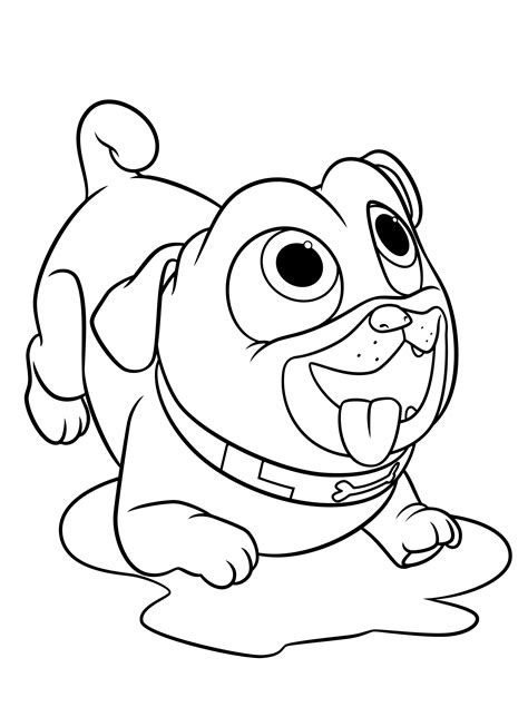 Free Puppy Printable Coloring Pages