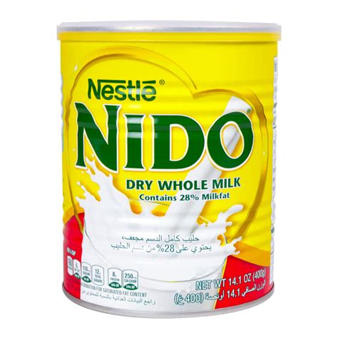 Buy Nestle Nido Milk Powder, Imported, (400 gm), 14.1-Ounce Cans Online ...