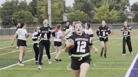 High school girls showcase talent in flag football league - CBS Colorado