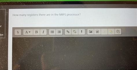 Solved How many registers there are in the MIPS processor? | Chegg.com