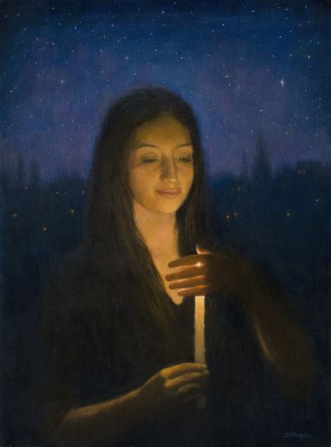 "Magnificat", oil, 24x18". Inspired by Cynthia Clawson's singing of "Song of Mary", from the ...