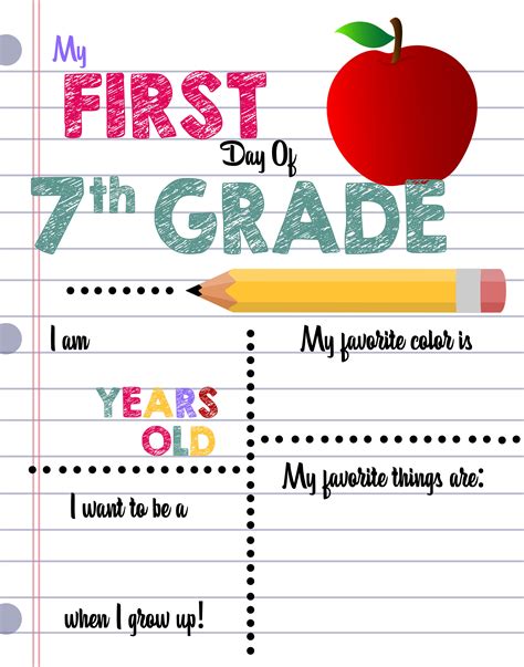 First Day of School Printable Sign Custom Print Outs - Busy Loving Life