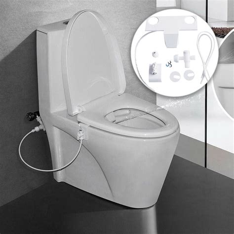 Bathroom Bidet Toilet Fresh Water Spray Clean Seat Non-Electric Kit ...