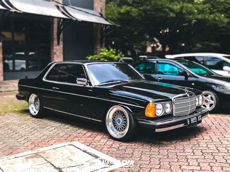 Bagged 1984 Mercedes-Benz W123 Coupe // Ahmad Sahroni www.gettinlow.com ...