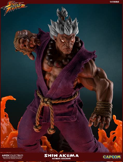 PCS Toys Street Fighter Shin Akuma Statue Details - The Toyark - News