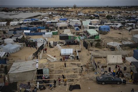 Israel plans to move Rafah civilians to 15 tent cities along the coast ...