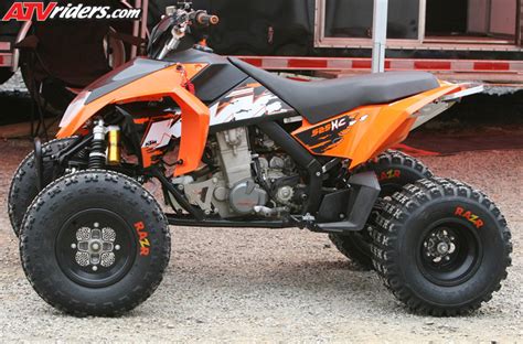 2008 KTM 525XC ATV & Tim Farr's 450XC Extreme Dirt Track Race ATV