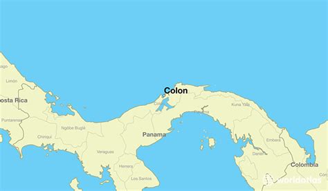 Map Of Colon Panama