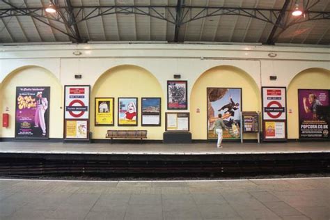 Fulham Broadway Station, London | August, 1999. | By: Hunter-Desportes ...