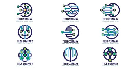 Professional Tech Logo Design Template by OkanMawon | Codester