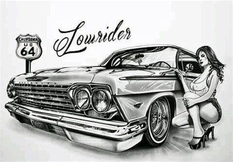 Pin by NOD 346 on Arte Dibujos Choleros Worldwide | Lowrider drawings, Lowrider art, Chicano art ...