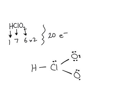 SOLVED: Lewis structure for HClO2