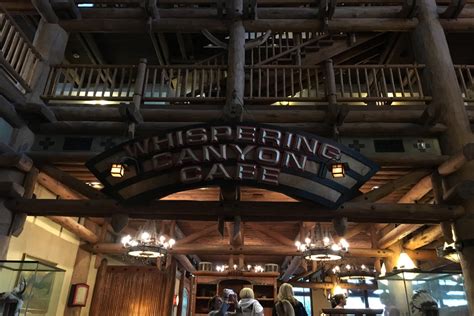 Restaurant Spotlight: Whispering Canyon Cafe - Me and the Mouse Travel