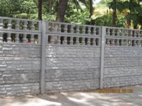 Both Side Precast Concrete Wall Design at Rs 100/piece | New Design Compound Wall in ...