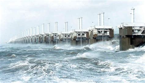 oosterscheldekering Delta Works, Flood Barrier, South Holland, Storm ...