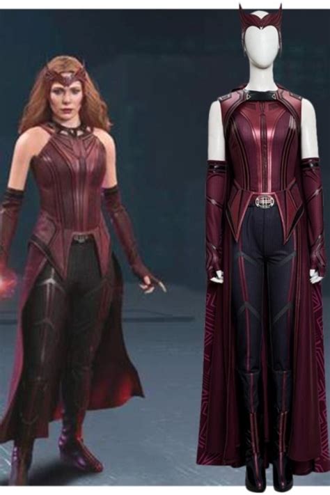 Scarlet Witch Costume Wandavision Diy - Homemadeked