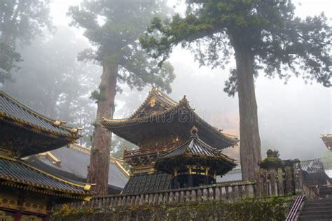 Toshogu Shrine the Unesco World Heritage Site with Fog in Autumn Season Editorial Photography ...