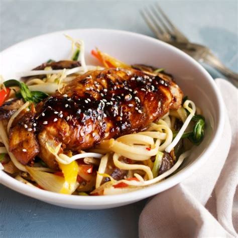 Grilled Teriyaki Chicken with Udon Noodles – Chefkraft