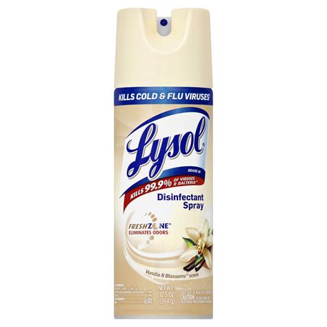 Lysol Disinfectant Spray, Vanilla Blossoms, 12.5oz - Walmart.com - Walmart.com