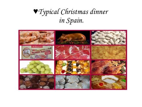 Typical christmas dinner in Spain