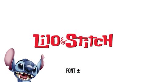 Lilo and Stitch Font - Graphic Pie