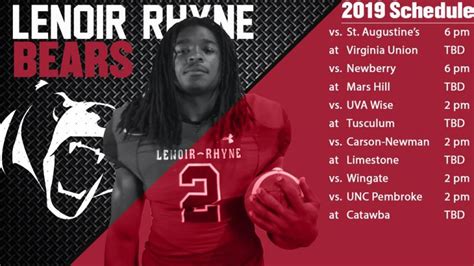 Lenoir-Rhyne Releases 2019 Football Schedule