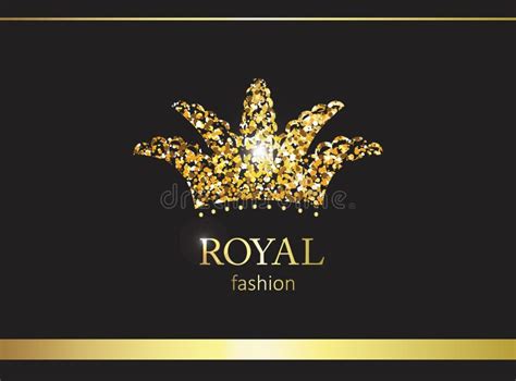 Gold Crown. Luxury Label, Emblem or Packing. Logo Design Stock Vector ...