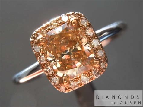 1.02ct Brown Radiant SI2 Diamond Ring