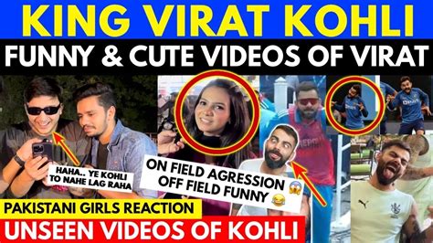 Virat Kohli Funny Moments Reaction | Pakistani Girl Fall in Love 💕 ...