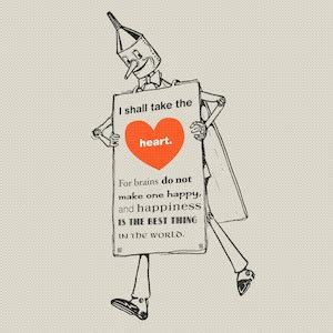 Tin Man Clip Art Tin Man Heart Quote Tin Man Illustration Wizard of Oz ...