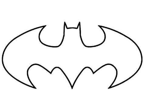 Batman Logo Stencil