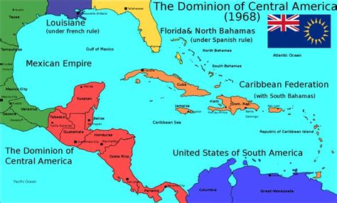 Dominion of Central America [Contest Entry] : imaginarymaps | Central america, America ...