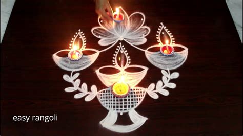 Diwali festival special rangoli & kolam designs || Deepavali muggulu ...