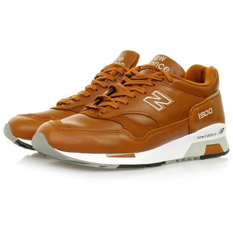 Lyst - New Balance 1500 Made In Uk Tan Leather Shoe M1500Tn in Brown ...