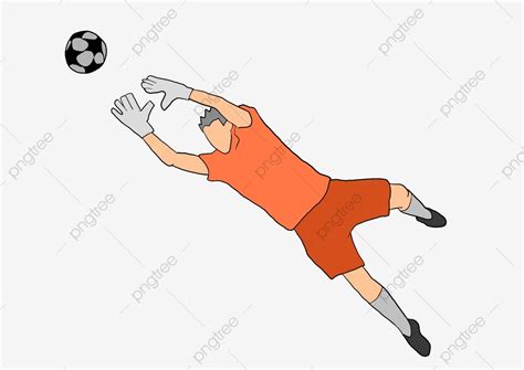 Portero De Fútbol ilustración De Dibujos Animados Fitness Fútbol PNG , Jugando Futbol Clipart ...