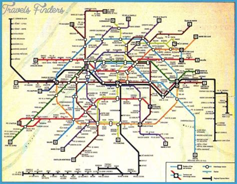 Metro - Line of Paris - TravelsFinders.Com