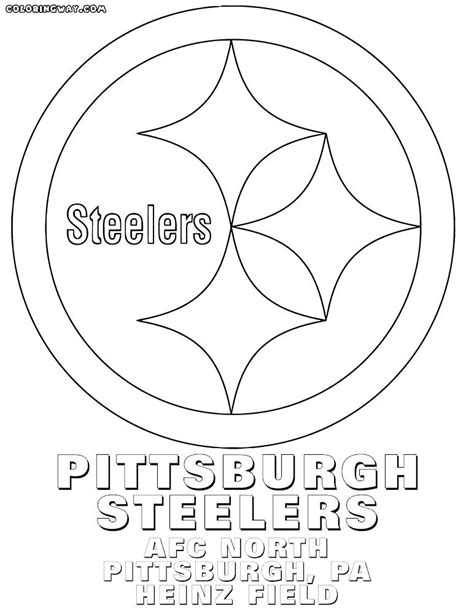 Steelers Logo Coloring Page at GetColorings.com | Free printable colorings pages to print and color