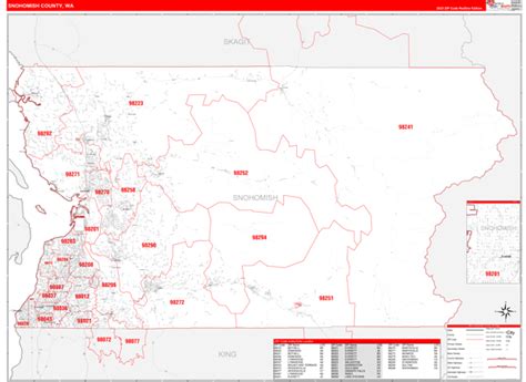 Map Of Snohomish County Washington