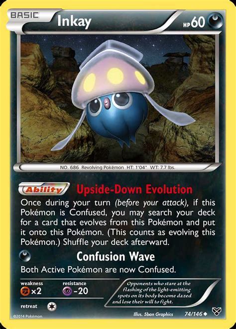 Inkay (xy1-74) - Pokémon Card Database - PokemonCard