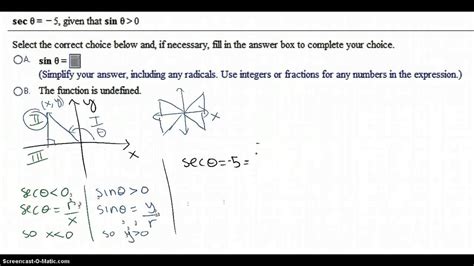 Using Trig Functions - YouTube