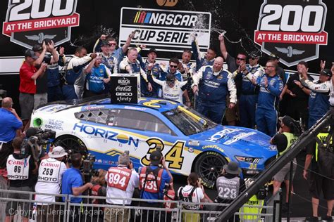 Michael McDowell Claims Victory in the NASCAR Verizon 200 at the Brickyard, Clinches Playoff ...