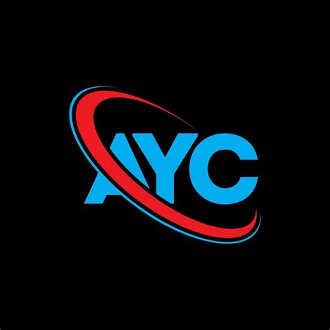 AYC logo. AYC letter. AYC letter logo design. Initials AYC logo linked with circle and uppercase ...