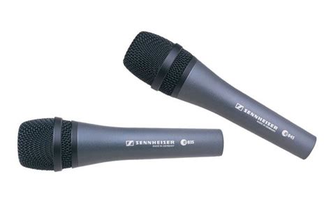 Sennheiser E835 Vs E845 Comparison | Sennheiser, Phantom power, Dynamic ...