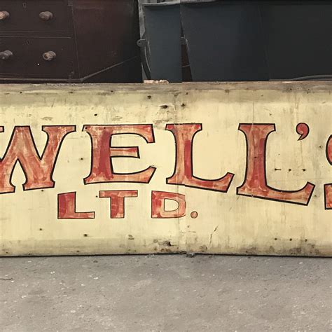 Rare Salvaged Antique Victorian London Shopfront Sign - The ...