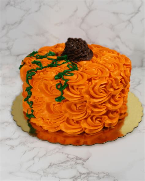 Pumpkin Rosette Cake - Duke Bakery | Local Bakery since 1951