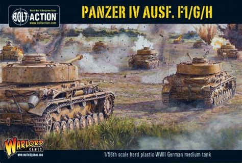 Warlord Games 28mm Bolt Action: WWII Panzer IV Ausf F1/G/H German Medium Tank (P