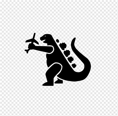 Godzilla Stencil Art, godzilla, logo, cartoon, silhouette png | Hand illustration, Dorm wall art ...