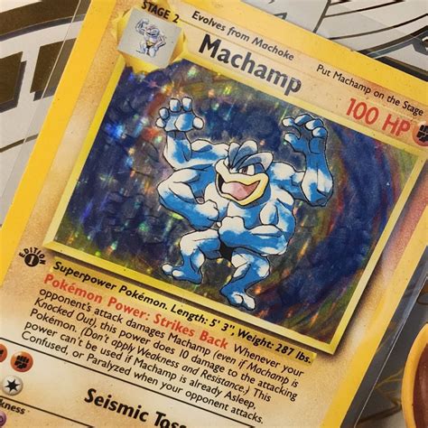 Mavin | Machamp 1st Edition 8/102 Pokemon Card - Unlimited - Base Set ...