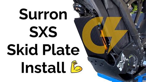Surron SXS Skid Plate Installation - YouTube